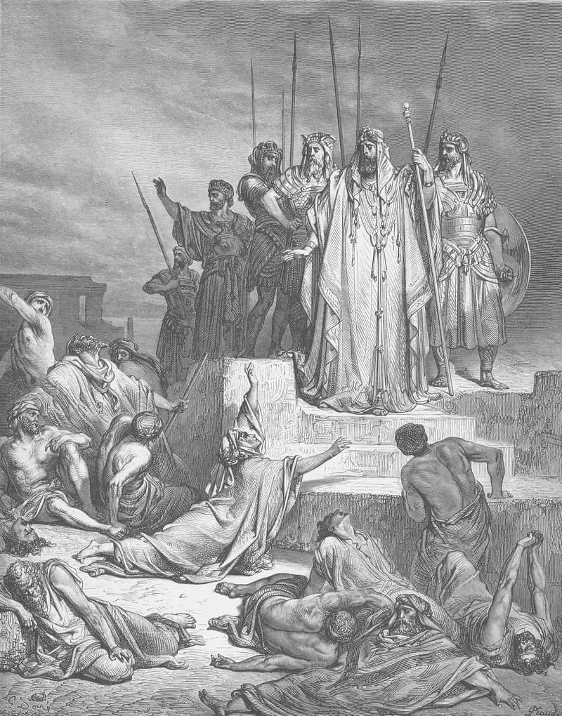 A Famine in Samaria by Gustave Doré depicting 2 Kings 6:24