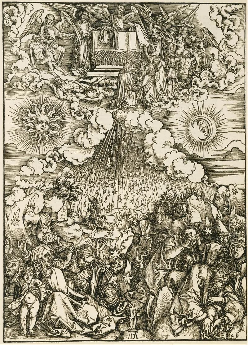Opening of the Sixth Seal by Albrecht Dürer depicting Revelation 6:12