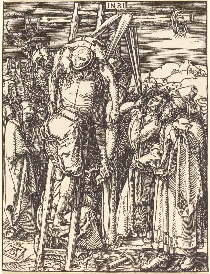The Descent from the Cross by Albrecht Dürer depicting John 19:38