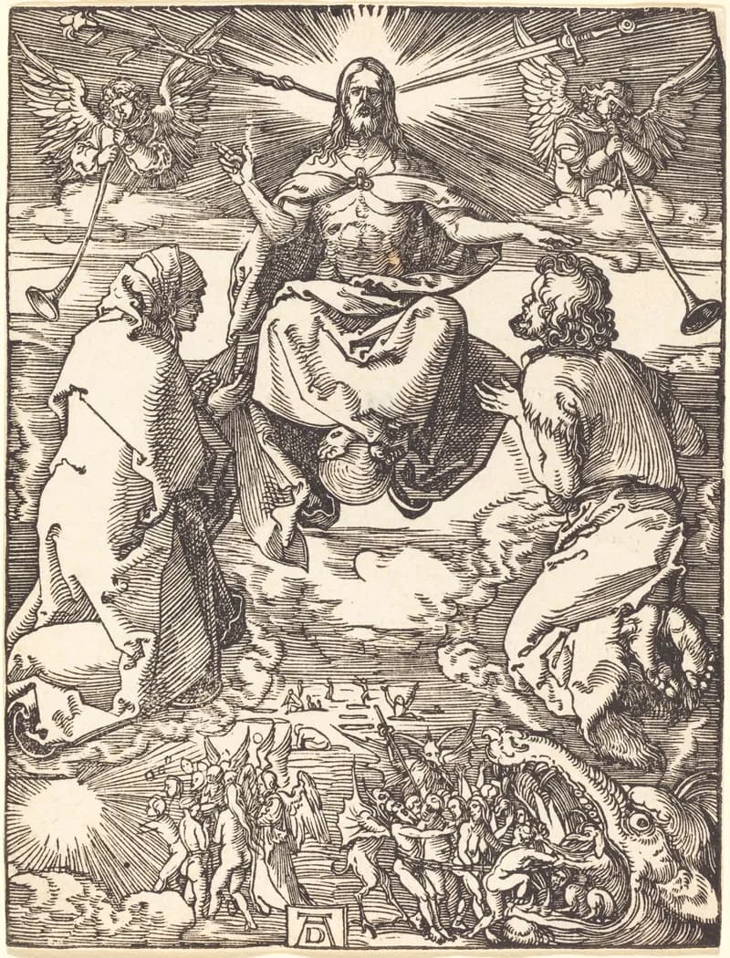 The Last Judgement by Albrecht Dürer depicting Matthew 25:31