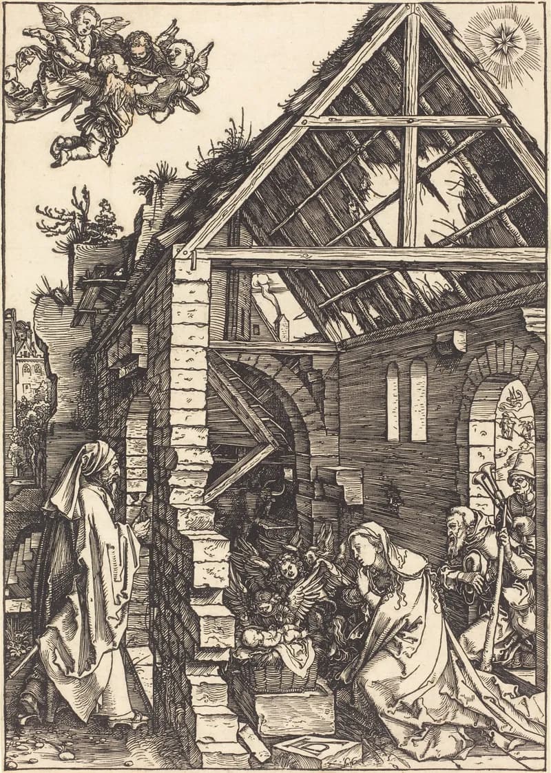 The Nativity by Albrecht Dürer depicting Luke 2:1