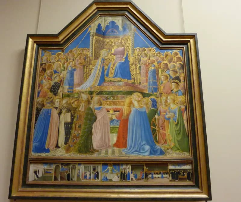 The Coronation of the Virgin by Fra Angelico depicting Revelation 12:1