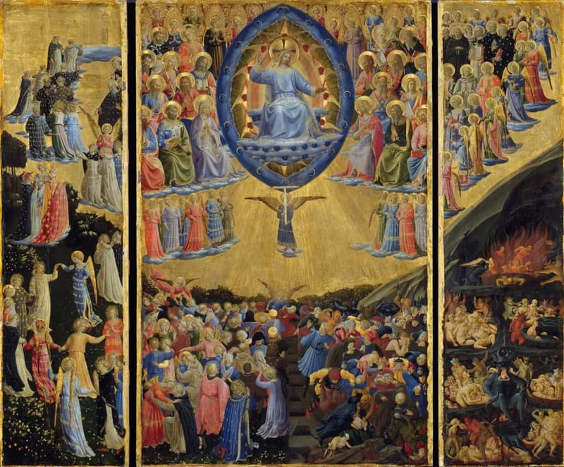 The Last Judgement by Fra Angelico depicting Matthew 25:31