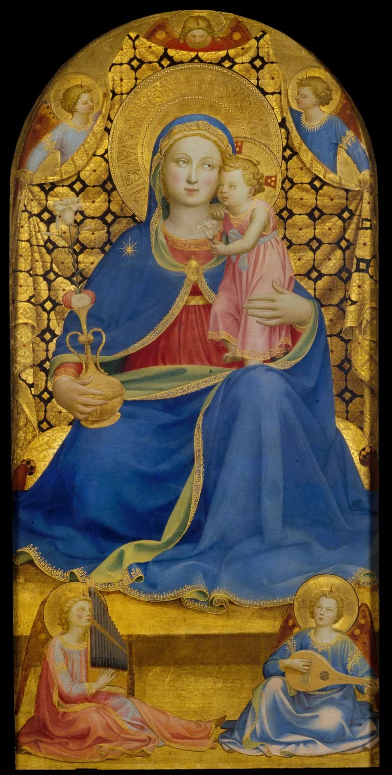 The Virgin of Humility by Fra Angelico depicting Luke 1:46