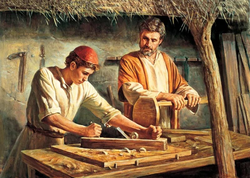 Childhood of Jesus Christ by Del Parson depicting Luke 2:40