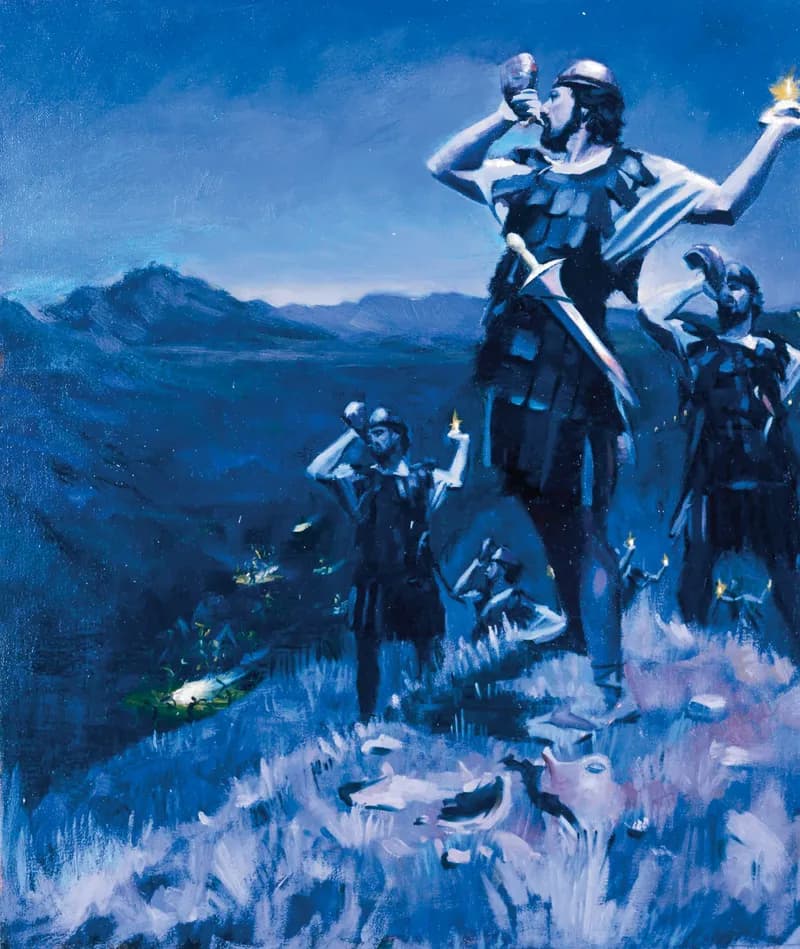 Gideon’s Army by Daniel A. Lewis depicting Judges 7:1
