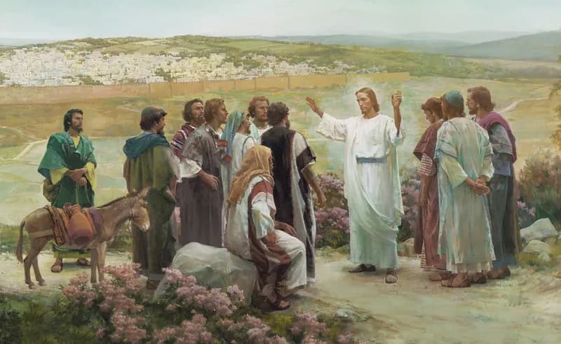 Go Ye Therefore (Go Ye Therefore, and Teach All Nations) by Harry Anderson depicting Matthew 28:16
