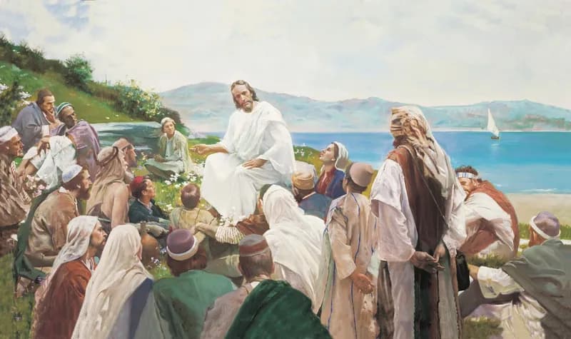 Sermon on the Mount by Harry Anderson depicting Matthew 5