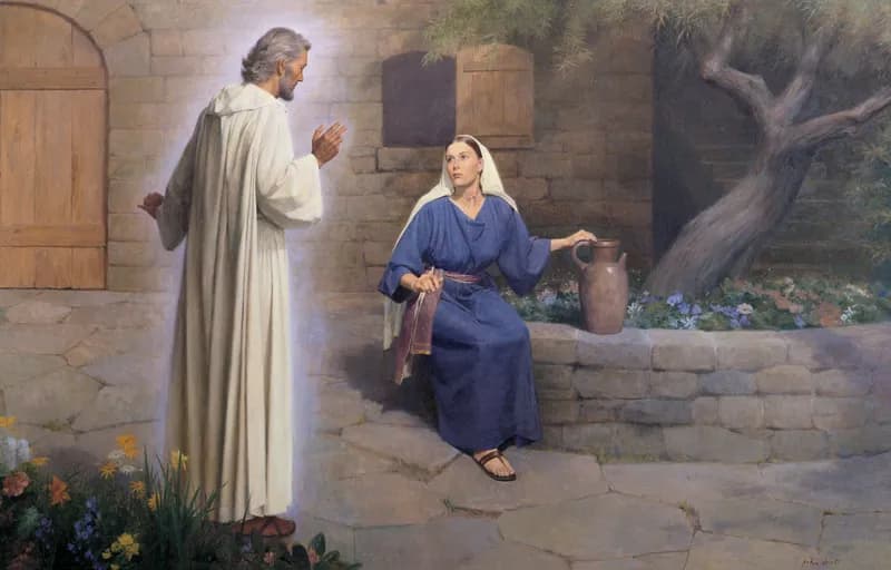 The Annunciation: The Angel Gabriel Appears to Mary (The Annunciation) by John Scott depicting Isaiah 7:14