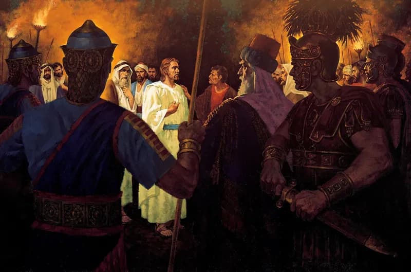 The Betrayal of Jesus by Ted Henninger depicting Matthew 26:14