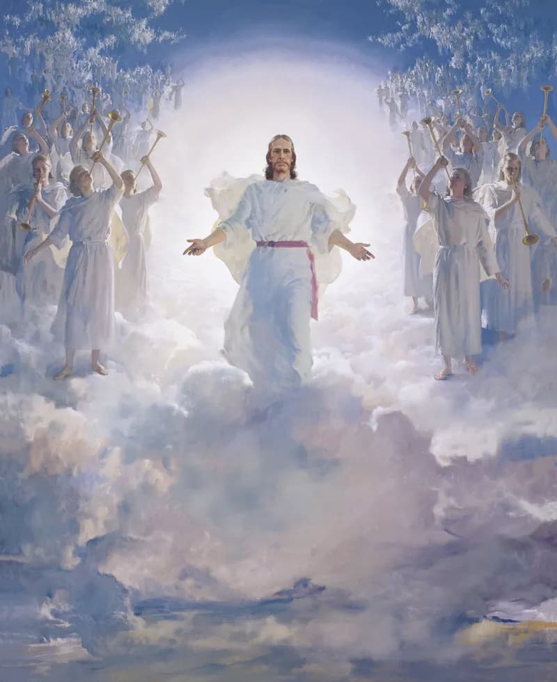 The Second Coming by Harry Anderson depicting Matthew 16:27