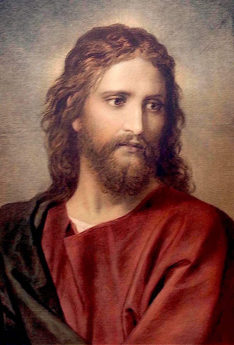 Head of Christ by Heinrich Hofmann depicting John 14:6