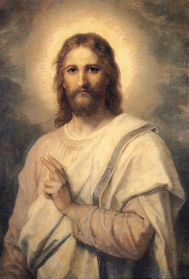 Jesus Christ by Heinrich Hofmann depicting John 8:12