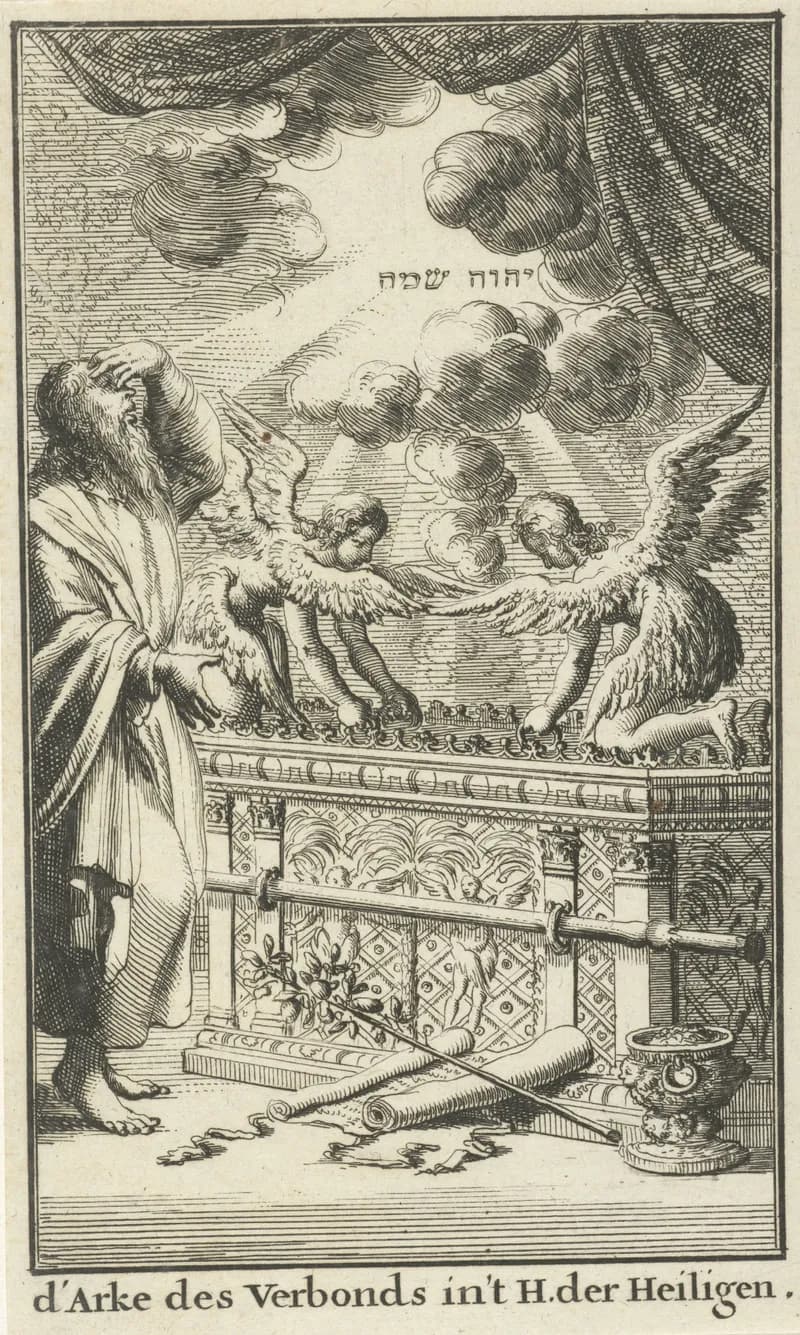 Ark des Verbonds by Jan Luyken depicting Exodus 25