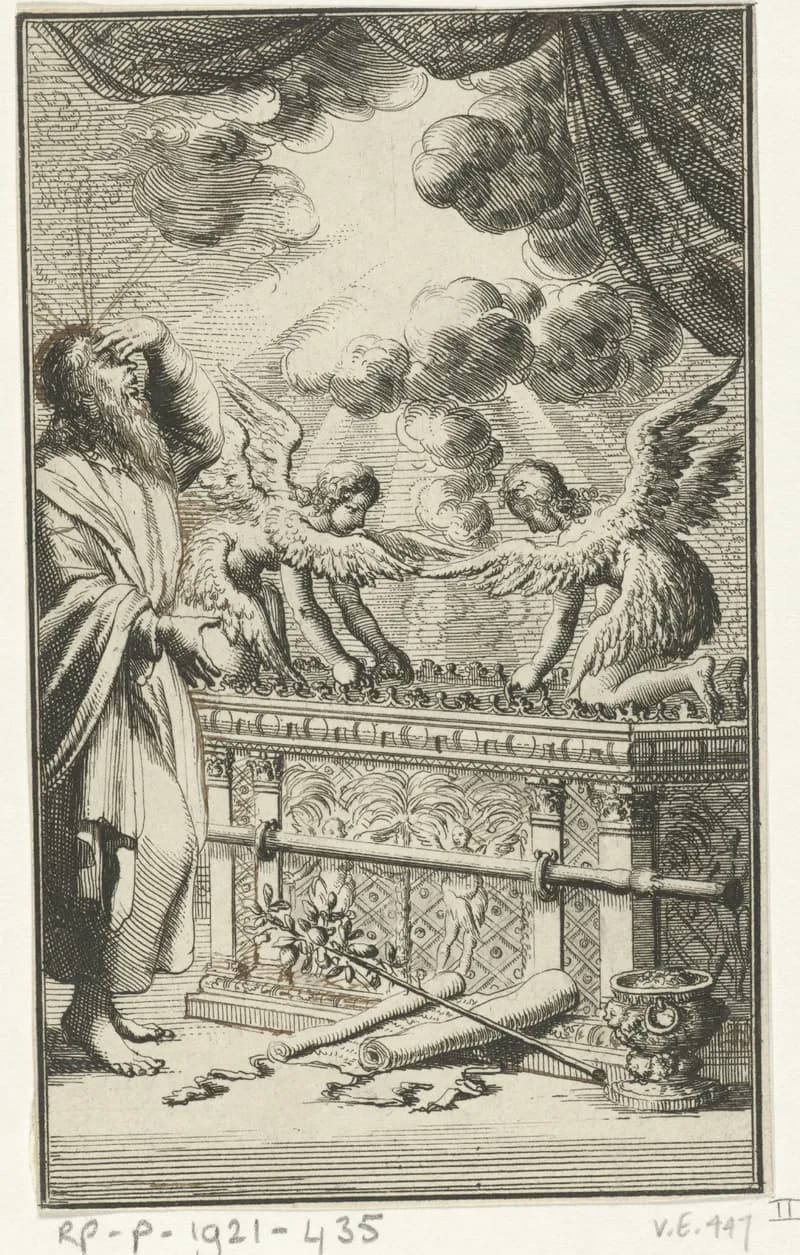 Ark des Verbonds by Jan Luyken depicting Exodus 25