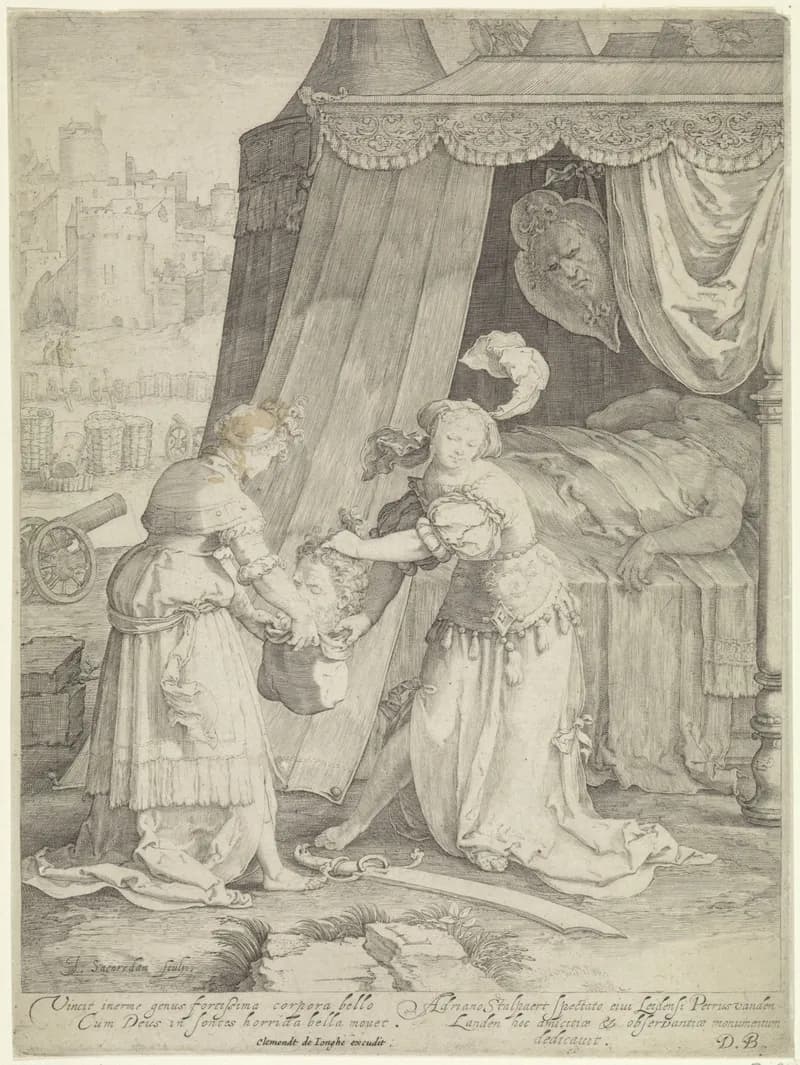 Judith by Jan Saenredam depicting Judith 13
