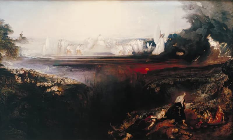 The Last Judgement by John Martin depicting 2 Thessalonians 1:7