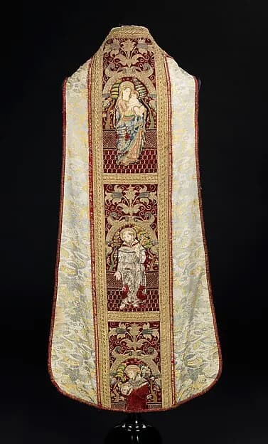 Chasuble by Anonymous depicting Luke 2