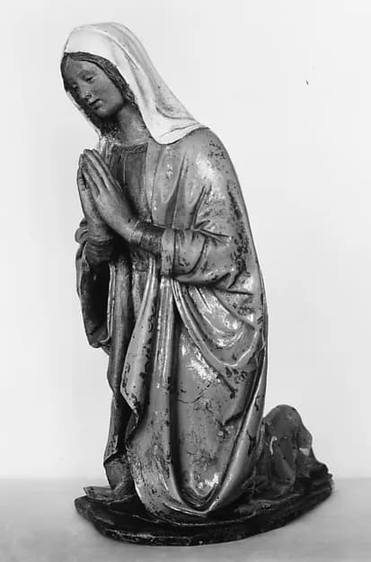 Kneeling Madonna by Giovanni della Robbia depicting Luke 2