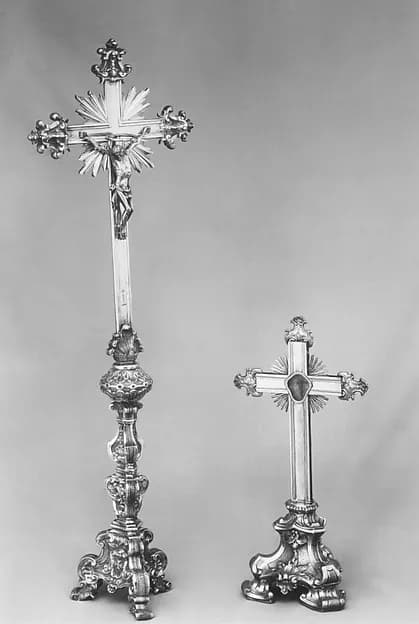 Altar cross by Anonymous depicting Matthew 27