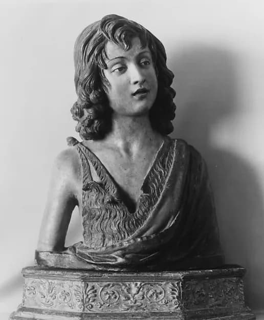 Saint John the Baptist by Anonymous depicting Matthew 3