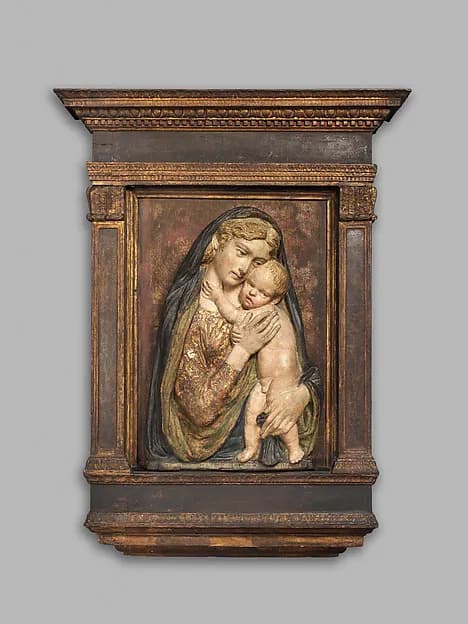 Madonna and Child by Donatello depicting Luke 2