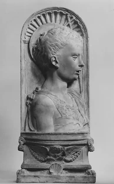Young Saint John the Baptist by Desiderio da Settignano depicting Matthew 3