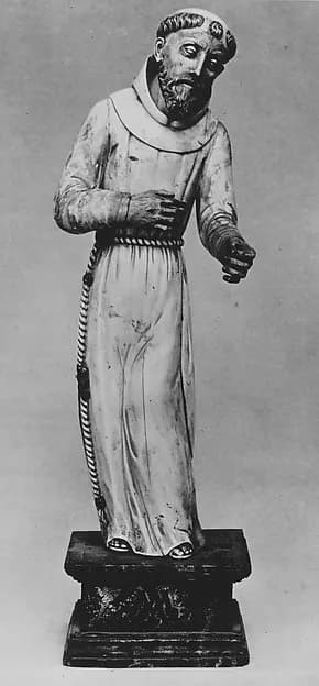 Saint Francis of Assisi by Anonymous depicting Matthew 5