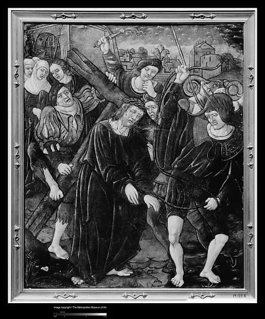 Christ Bearing the Cross by Jean Pénicaud I depicting John 1