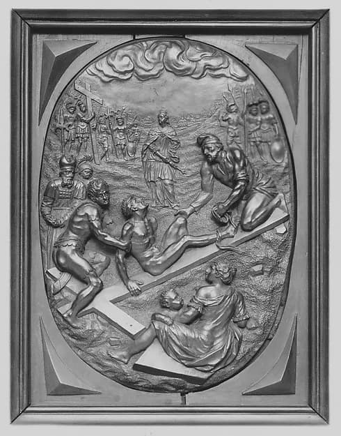 The Invention of the Cross by Anonymous depicting Matthew 27