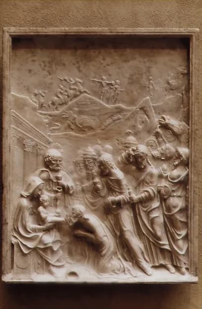 Adoration of the Magi by Anonymous depicting Matthew 2