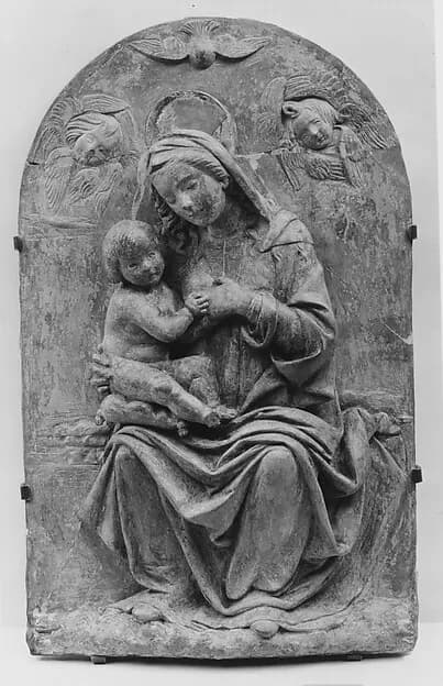 Madonna and Child by Anonymous depicting Luke 2