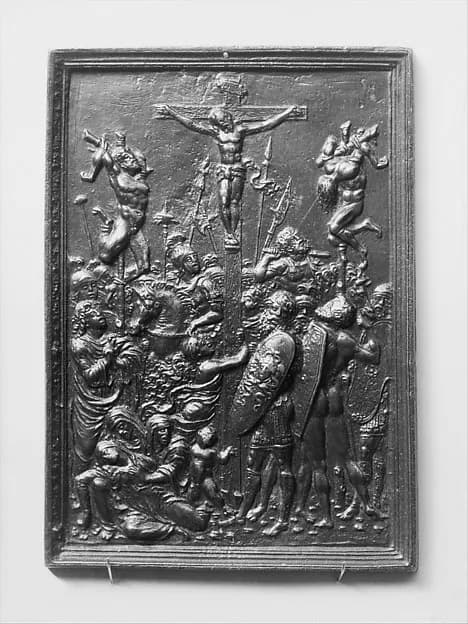 The Crucifixion by Moderno (Galeazzo Mondella) depicting Matthew 27