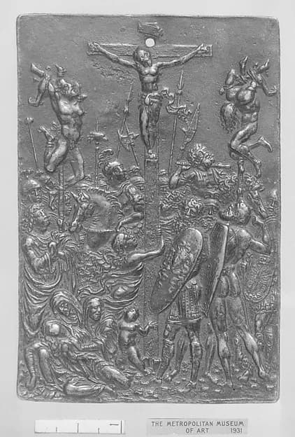 The Crucifixion by Moderno (Galeazzo Mondella) depicting Matthew 27