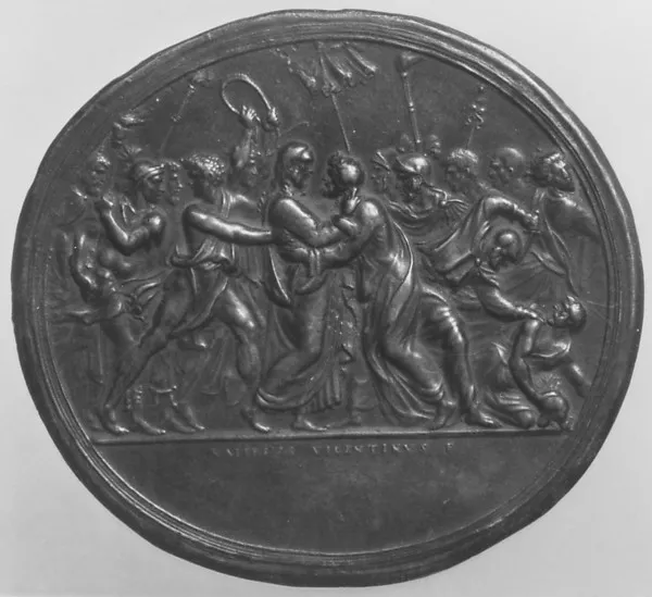 The Betrayal of Christ by Valerio Belli (Il Vicentino) depicting Matthew 26