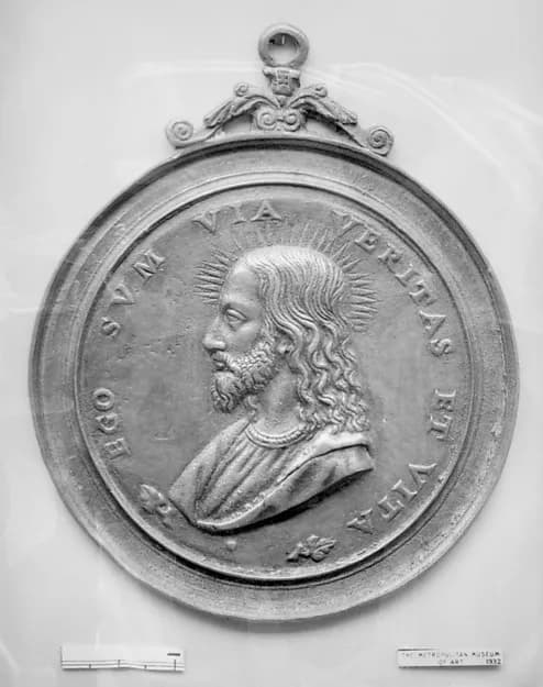 Head of Christ by Anonymous depicting John 1