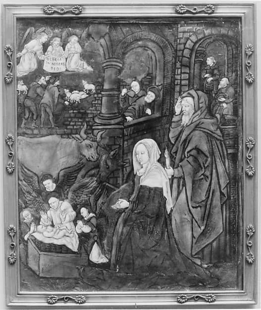 The Nativity by Anonymous depicting Luke 2