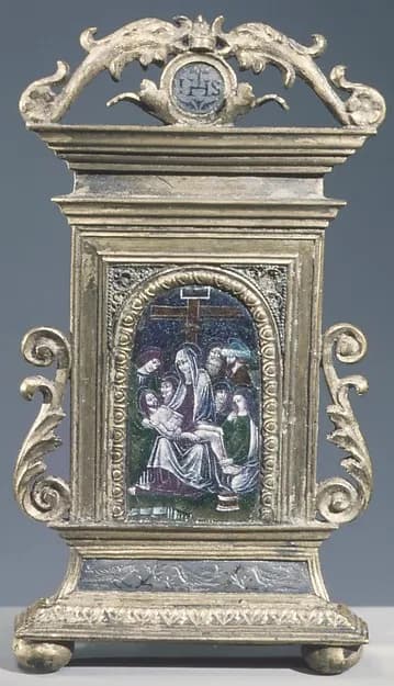 Pietà by Anonymous depicting Luke 1