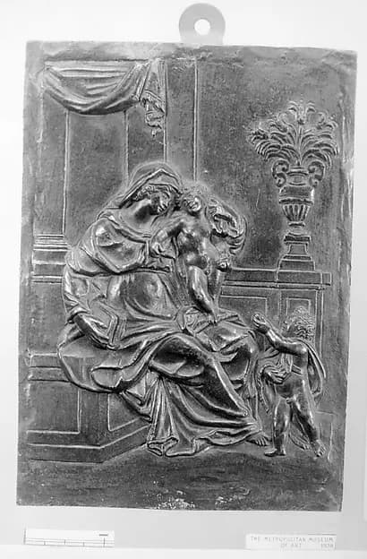 Madonna and Child with St. John by Jacopo Sansovino (Jacopo Tatti) depicting Matthew 3
