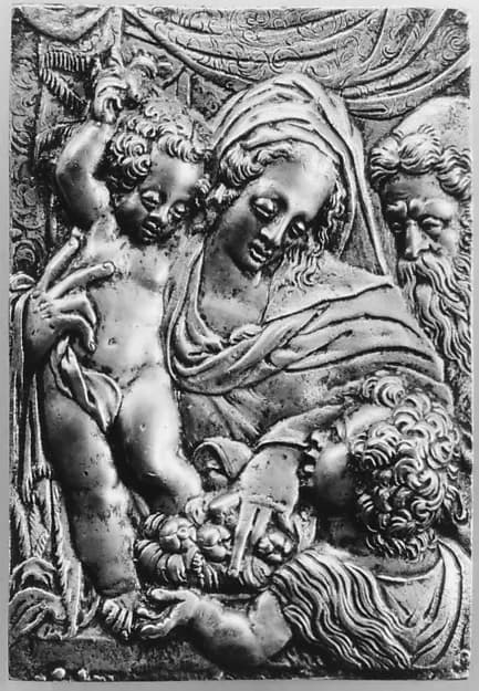The Holy Family by Anonymous depicting Luke 2