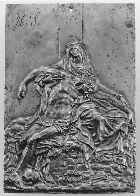 Pietà by Anonymous depicting Luke 1