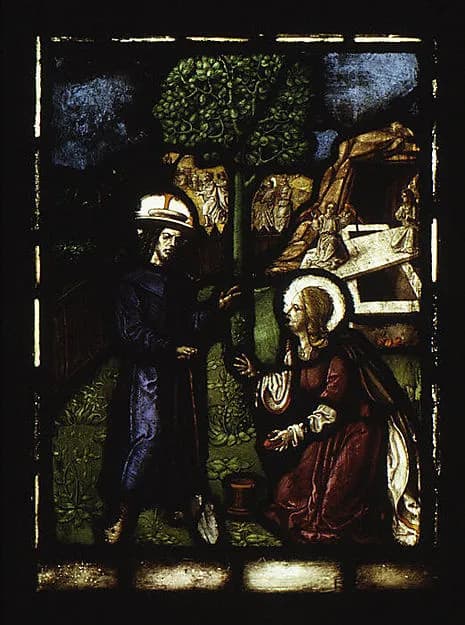 Christ Appearing to Saint Mary Magdalene (one of a set of 12 scenes from The Life of Christ) by Anonymous depicting John 1