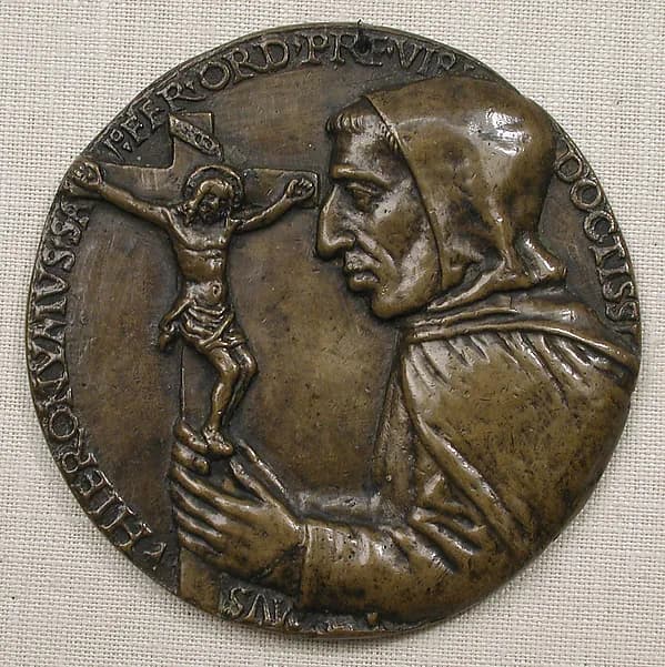 Girolamo Savonarola (1452–1498) by Niccolò Fiorentino (Niccolò di Forzore Spinelli) depicting Matthew 27