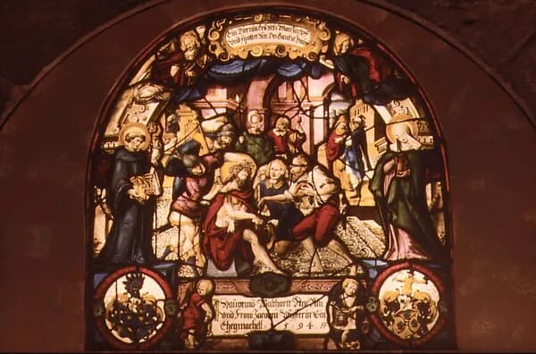 The Mocking of Christ by Franz Fallenter depicting Matthew 27
