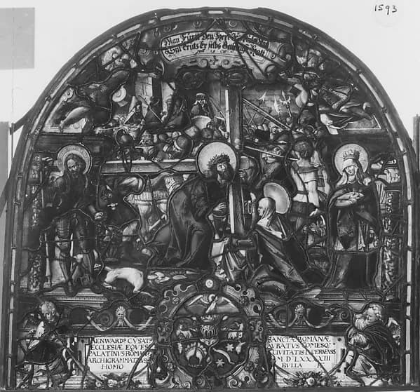 Christ Carrying the Cross by Franz Fallenter depicting Mark 15