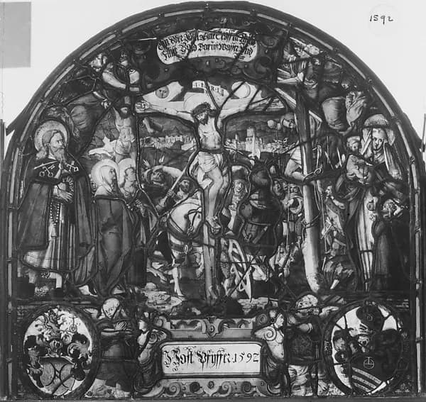 The Crucifixion by Franz Fallenter depicting Matthew 27