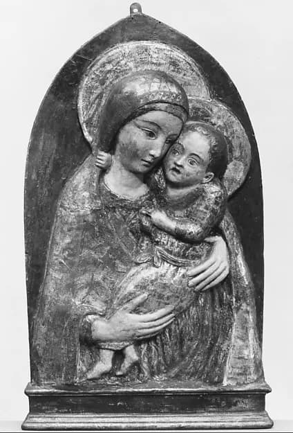 Madonna and Child by Anonymous depicting Luke 2