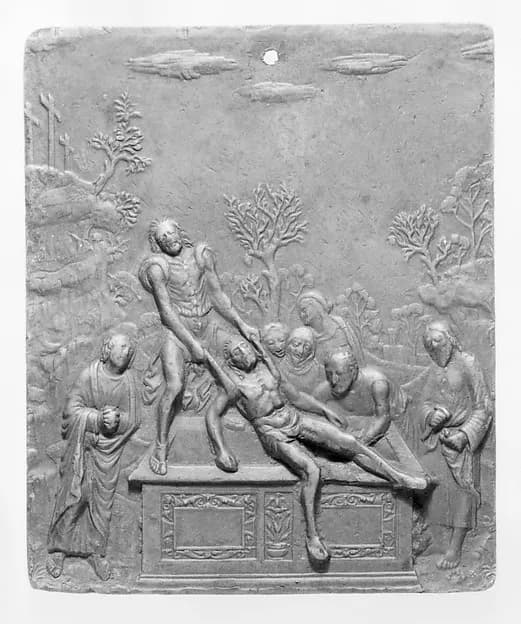 The Entombment by Anonymous depicting Matthew 27