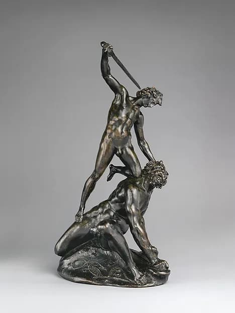 David and Goliath by Francesco Fanelli depicting 1 Samuel 17