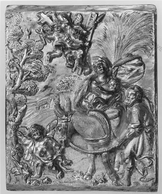 The Flight into Egypt by Anonymous depicting Matthew 2